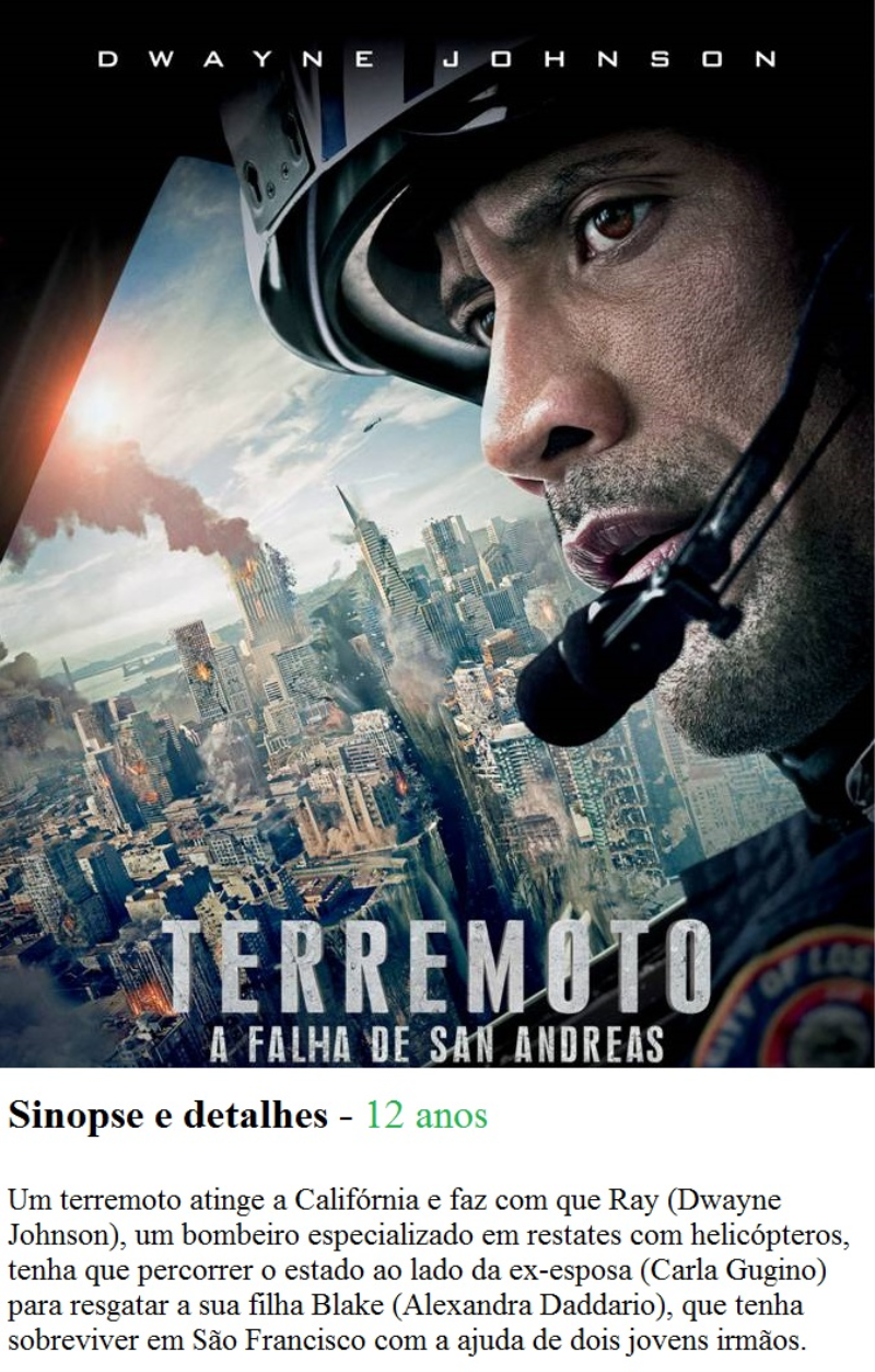 "DIVERTIDAMENTE" e "TERREMOTO" em cartaz no Cinema Municipal